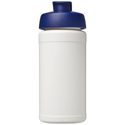 Bidon deportivo con tapa Flip de material reciclado de 500 ml Baseline