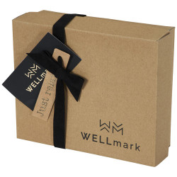 Conjunto de regalo de sal de bano de 3 piezas de 200 ml Wellmark Just Relax