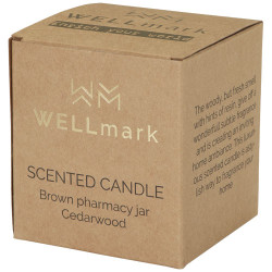 Vela perfumada de 650 g con fragancia de madera de cedro Wellmark Let s Get Cozy