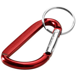 Llavero con mosqueton de aluminio reciclado RCS Timor