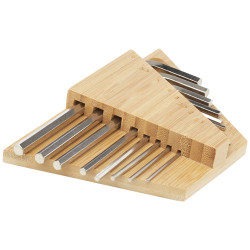 Set de llaves hexagonales de bambu Allen