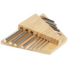 Set de llaves hexagonales de bambu Allen