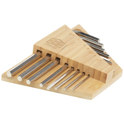 Set de llaves hexagonales de bambu Allen
