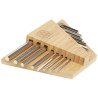 Set de llaves hexagonales de bambu Allen