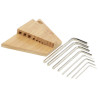 Set de llaves hexagonales de bambu Allen