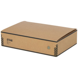 Set de herramientas de plastico reciclado con certificacion RCS de 24 piezas con funda de corcho Spike