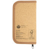 Set de herramientas de plastico reciclado con certificacion RCS de 24 piezas con funda de corcho Spike