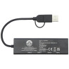 Hub USB 20 de aluminio reciclado con certificacion RCS Rise