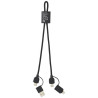 Cable de carga rapida y transmision de datos 6 en 1 de 45 W en aluminio reciclado con certificacion RCS Connect