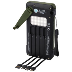 Bateria externa de dinamo solar en plastico reciclado de 10 000 mAh con certificacion RCS Soldy