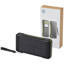 Bateria externa de dinamo solar en plastico reciclado de 10 000 mAh con certificacion RCS Soldy