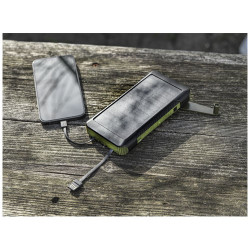 Bateria externa de dinamo solar en plastico reciclado de 10 000 mAh con certificacion RCS Soldy