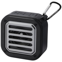 Altavoz solar Bluetooth IPX5 de 3W con mosqueton en plastico reciclado con certificacion RCS Solo
