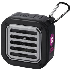 Altavoz solar Bluetooth IPX5 de 3W con mosqueton en plastico reciclado con certificacion RCS Solo