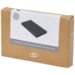 Bateria externa de 5000 mAh en aluminio reciclado Connect