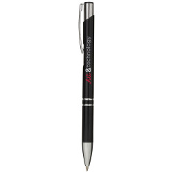 Boligrafo de aluminio Moneta tinta azul