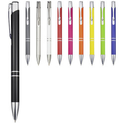 Boligrafo de aluminio Moneta tinta azul