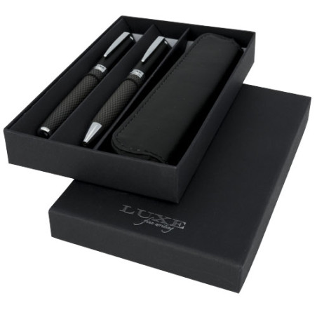 Set de regalo duo con estuche Carbon tinta negra