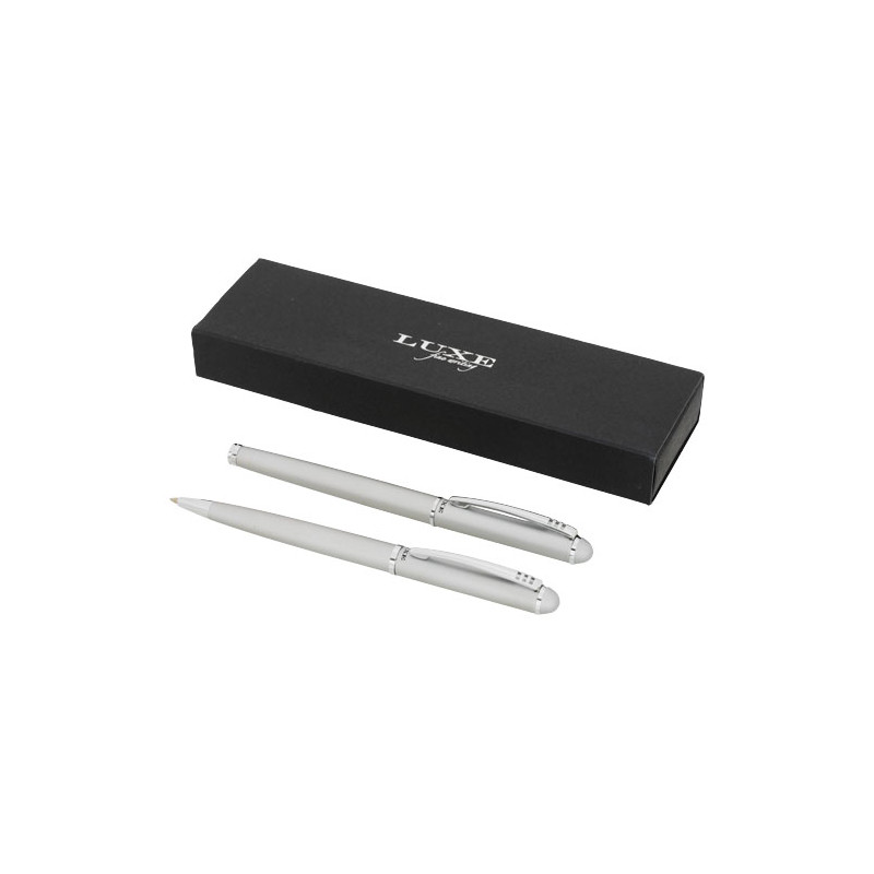 Set de boligrafo y rollerball Andante tinta negra