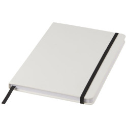 Libreta A5 blanca con cinta de color Spectrum