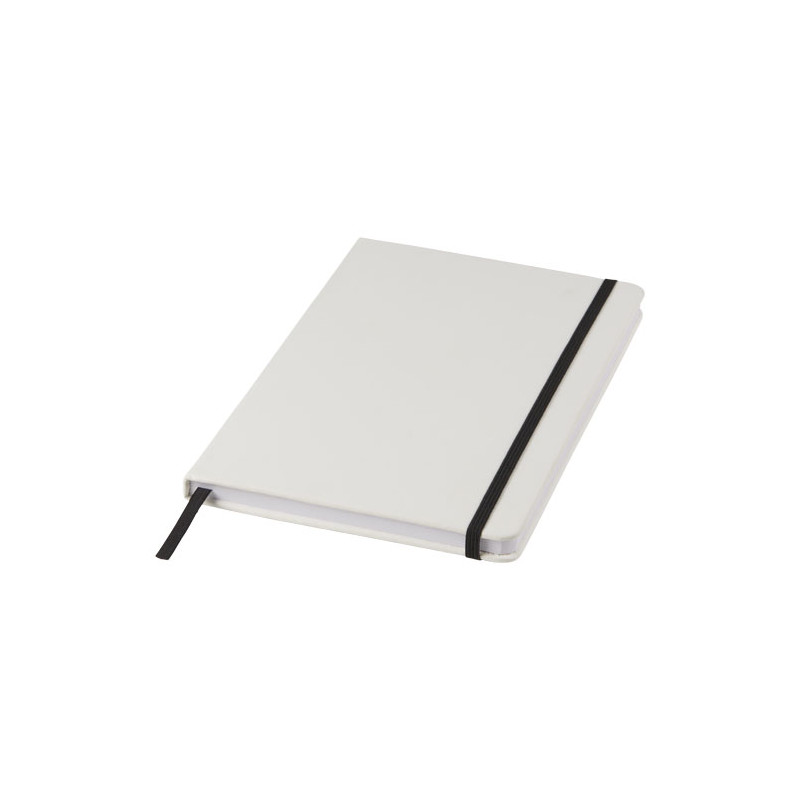 Libreta A5 blanca con cinta de color Spectrum