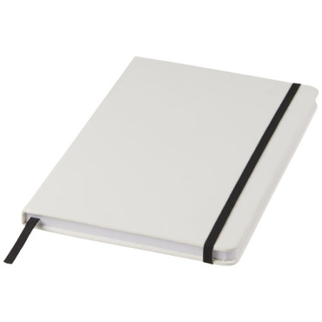 Libreta A5 blanca con cinta de color Spectrum