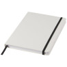 Libreta A5 blanca con cinta de color Spectrum