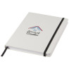 Libreta A5 blanca con cinta de color Spectrum