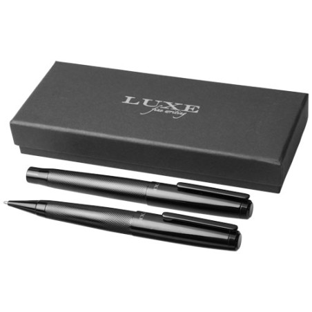 Set de boligrafo y rollerball Gloss tinta negra