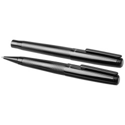 Set de boligrafo y rollerball Gloss tinta negra