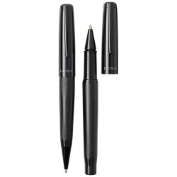 Set de boligrafo y rollerball Gloss tinta negra