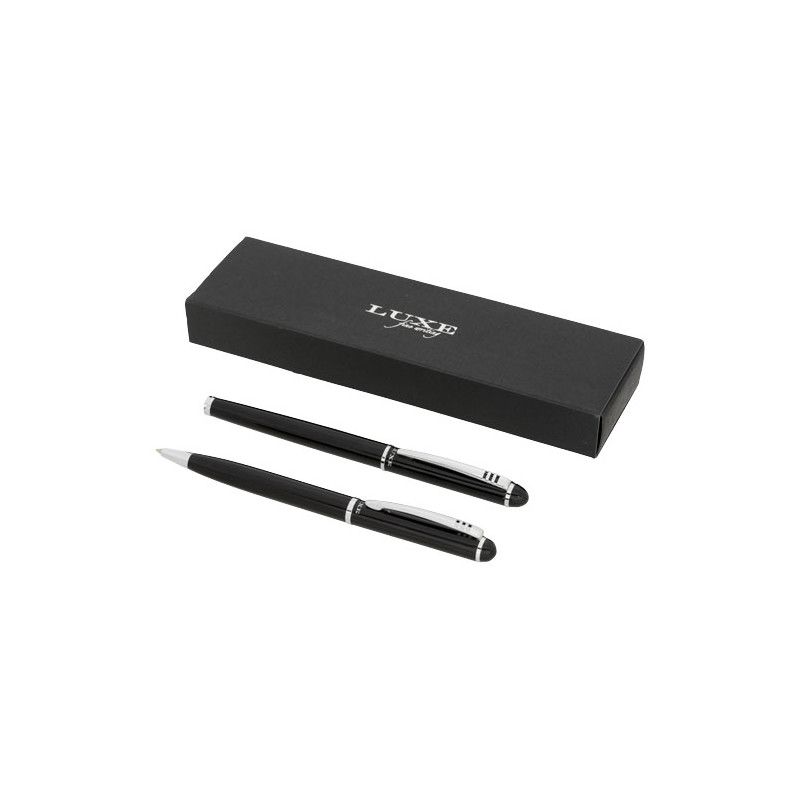 Set de boligrafo y rollerball Andante tinta negra
