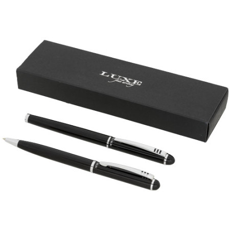 Set de boligrafo y rollerball Andante tinta negra
