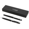 Set de boligrafo y rollerball Andante tinta negra