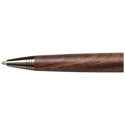 Boligrafo con cuerpo de madera Loure tinta negra