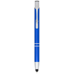 Boligrafo con stylus de aluminio Moneta tinta azul