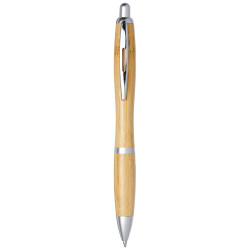 Boligrafo de bambu Nash tinta azul
