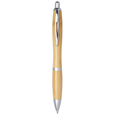 Boligrafo de bambu Nash tinta azul