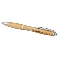 Boligrafo de bambu Nash tinta azul