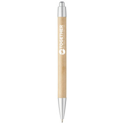 Boligrafo de papel reciclado Tiflet tinta negra