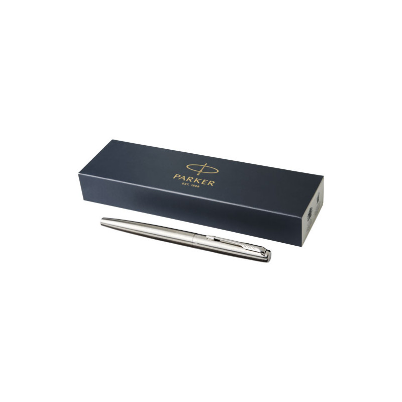 Parker pluma estilografica de acero inoxidable Jotter tinta azul
