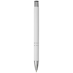 Boligrafo con empunadura de tacto suave Moneta tinta negra