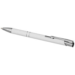 Boligrafo con empunadura de tacto suave Moneta tinta negra