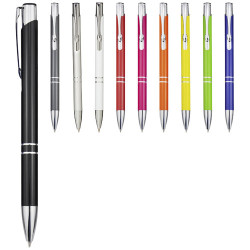 Boligrafo de aluminio Moneta tinta negra