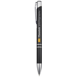 Boligrafo de aluminio Moneta tinta negra