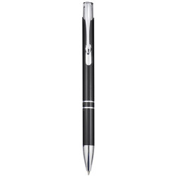 Boligrafo de aluminio Moneta tinta negra