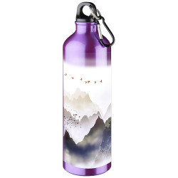 Botella de 770 ml de aluminio con mosqueton Oregon