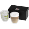 Set de 2 vasos de vidrio Boda