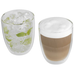 Set de 2 vasos de vidrio Boda