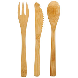 Juego de cubiertos de bambu Celuk